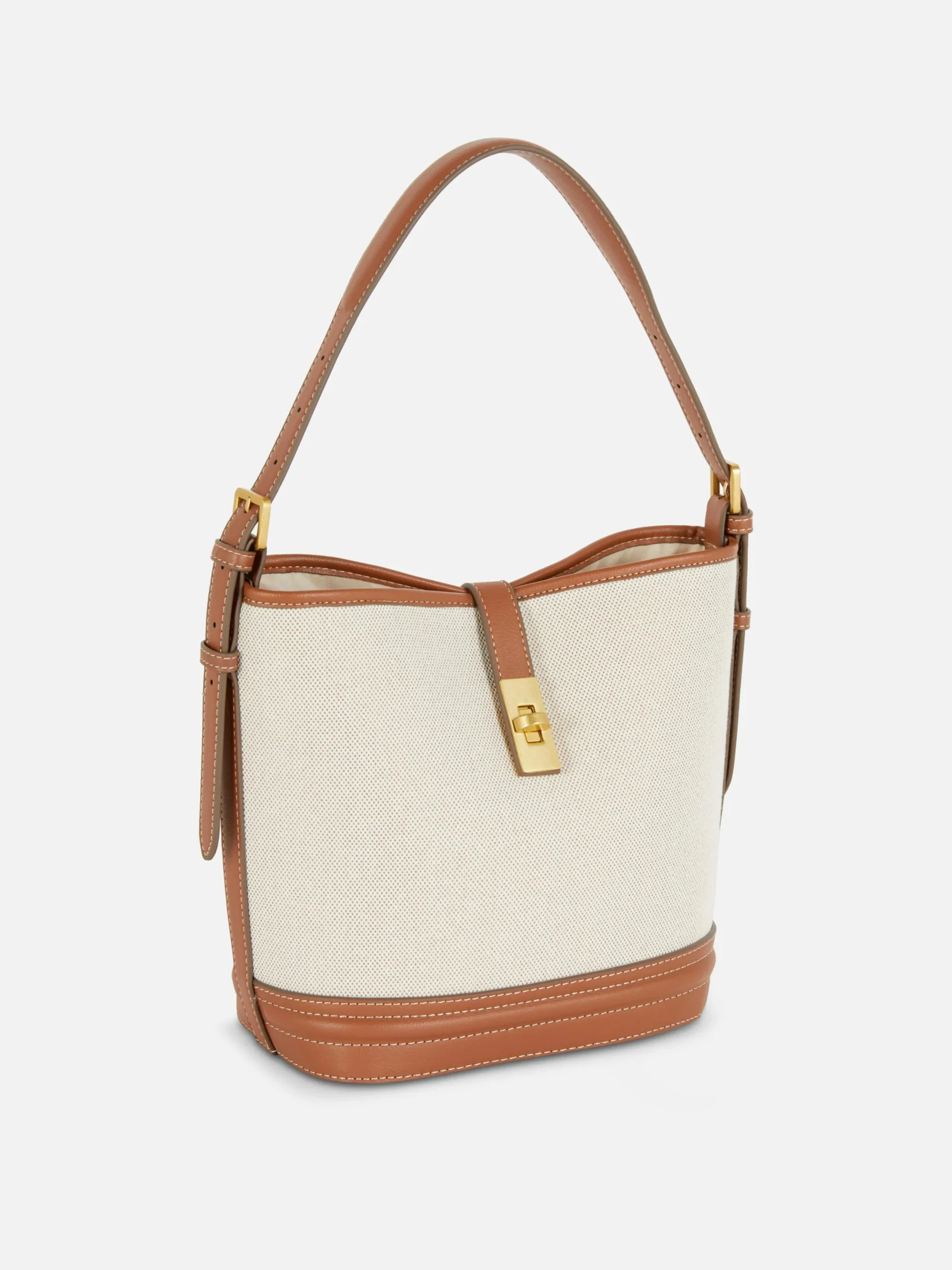 Sacs Et Porte-Monnaie|Primark Sac Seau à Finitions En Simili Cuir The Edit Fauve