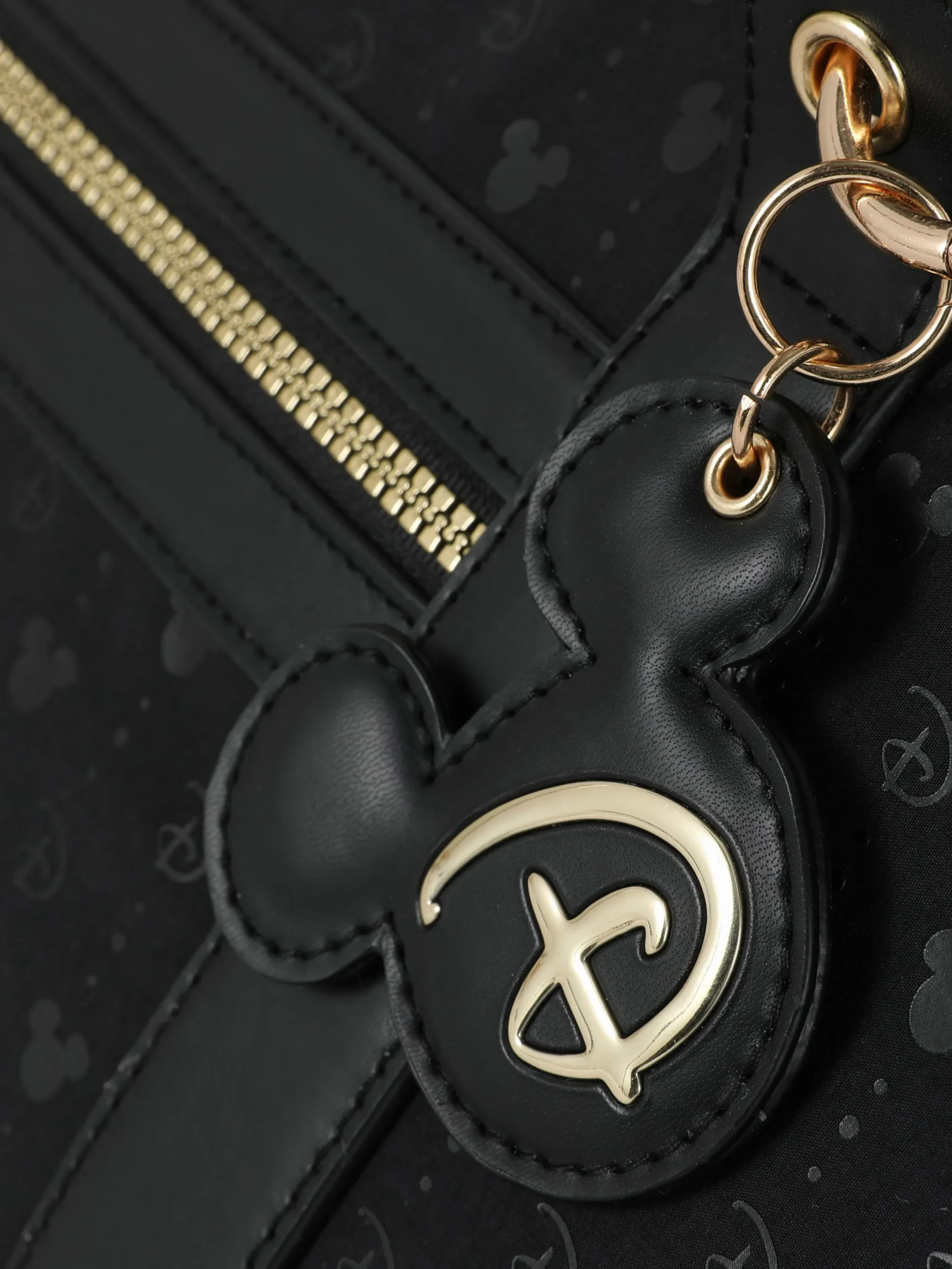 Sacs Et Porte-Monnaie|Primark Sac Week-end à Monogramme Disney Mickey Mouse Noir