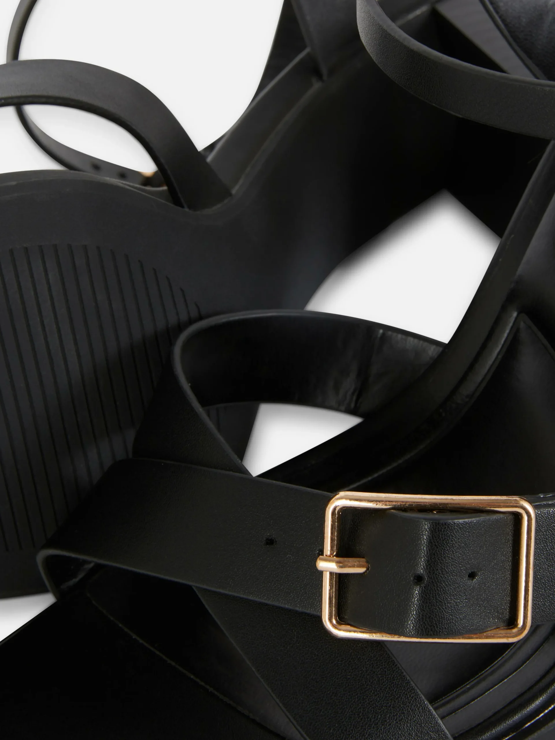 Chaussures À Talons|Primark Sandales à Talons Et Brides Croisées Noir
