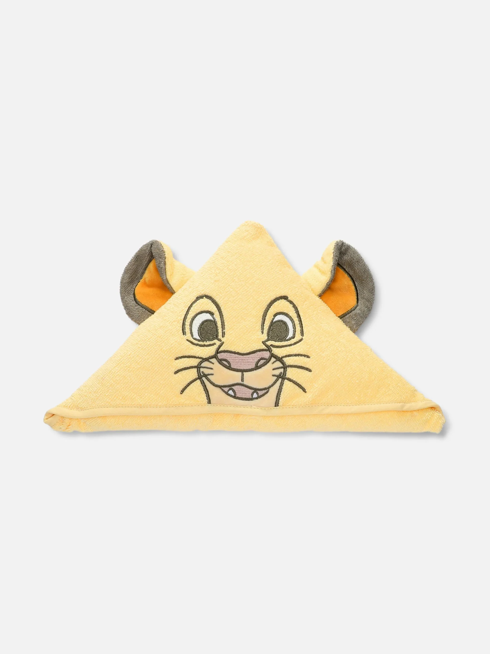 Bain Et Change|Primark Serviette à Capuche Disney Le Roi Lion Jaune moutarde