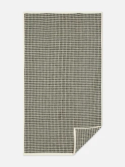 Serviettes|Primark Serviette De Bain à Pois Noir