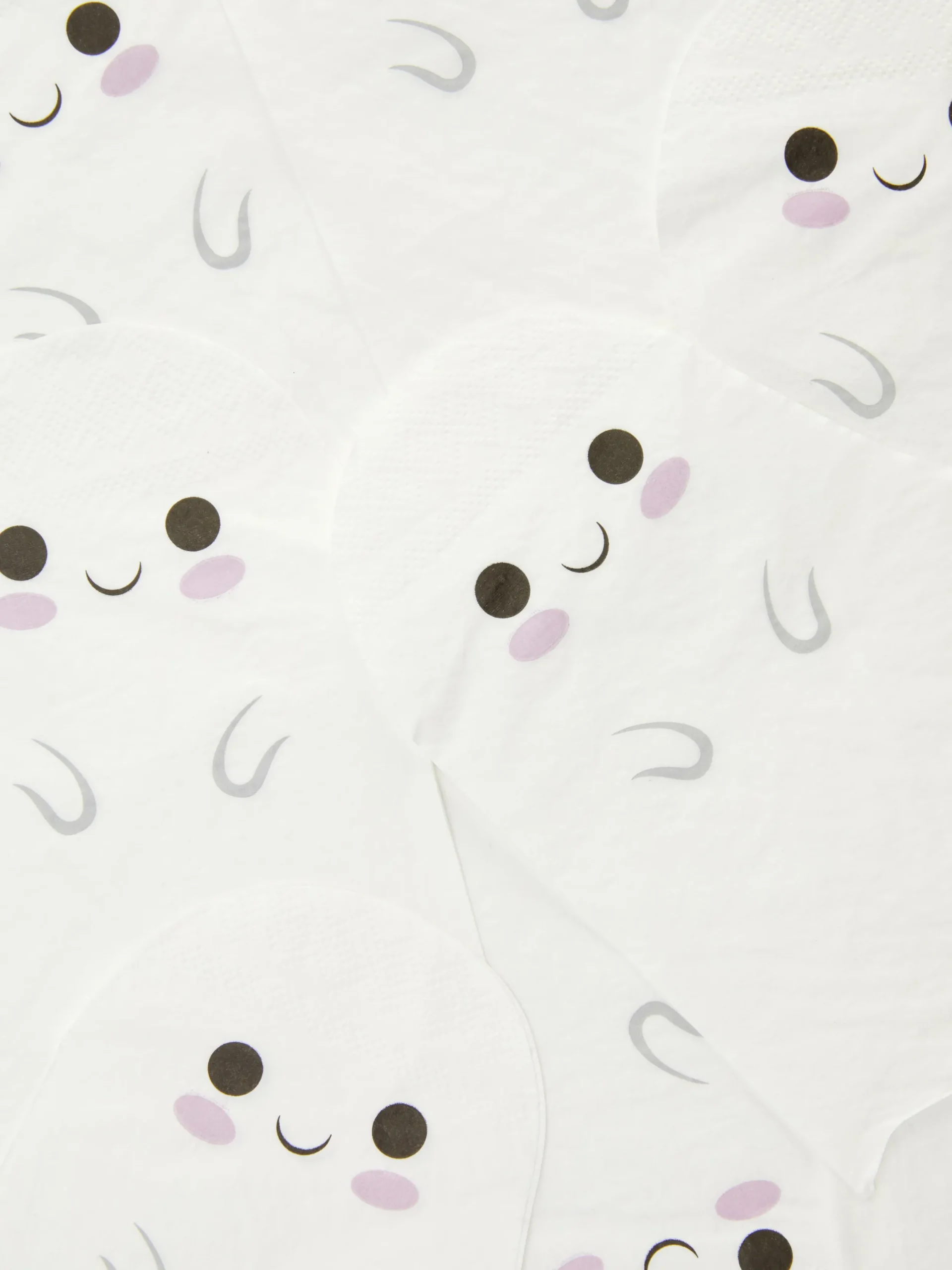 Déco Et Friandises D'Halloween|Tout Halloween|Primark Serviettes En Papier En Forme De Fantôme Blanc