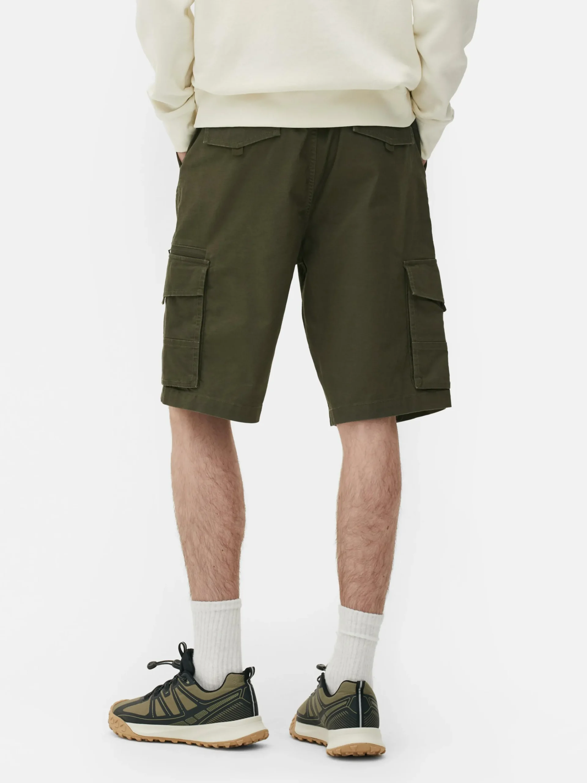 Shorts|Primark Short Cargo Avec Cordon De Serrage Kaki