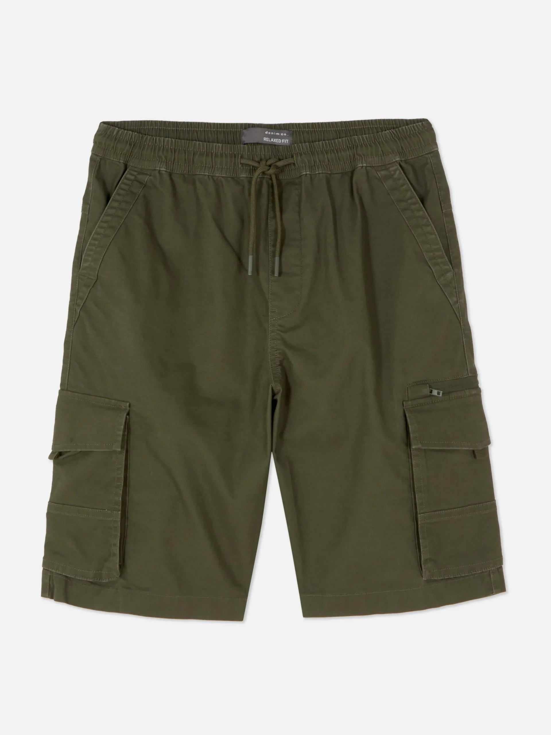 Shorts|Primark Short Cargo Avec Cordon De Serrage Kaki