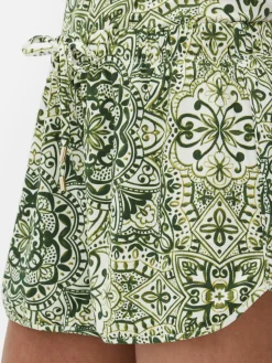 Bas De Pyjama|Primark Short De Pyjama à Motif Mandala Multicolore