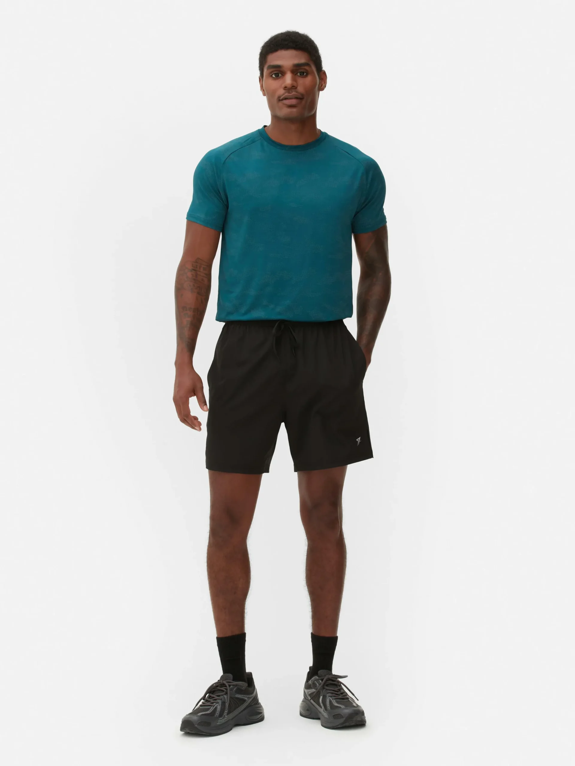 Shorts|Vêtements De Sport|Primark Short De Running élastiqué Noir