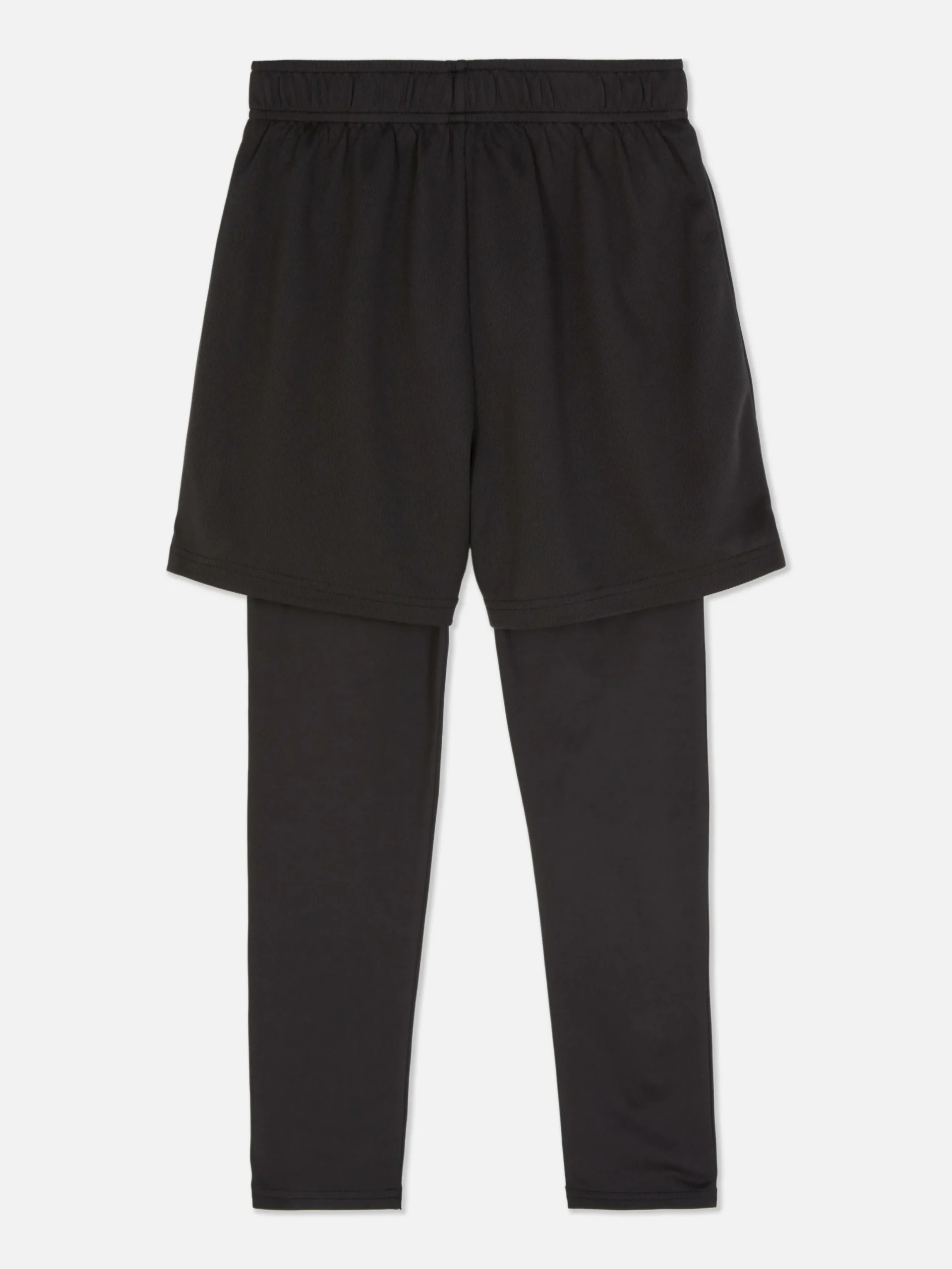 Shorts|Primark Short De Sport Avec Legging 2 En 1 Noir