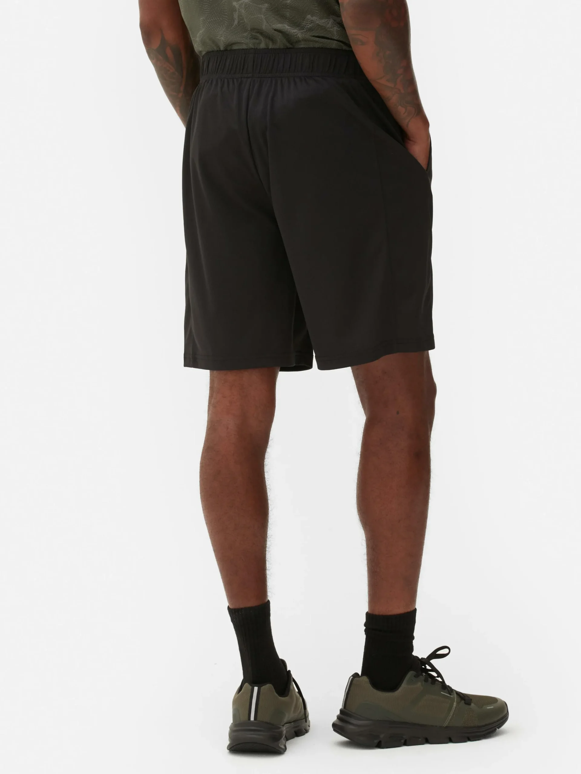 Shorts|Vêtements De Sport|Primark Short De Sport En Maille Noir