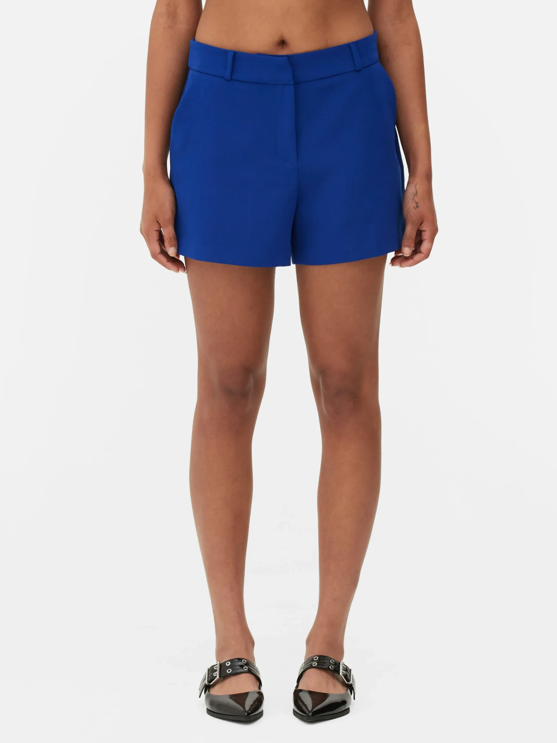 Shorts|Primark Short Droit Ajusté à Coordonner Bleu cobalt