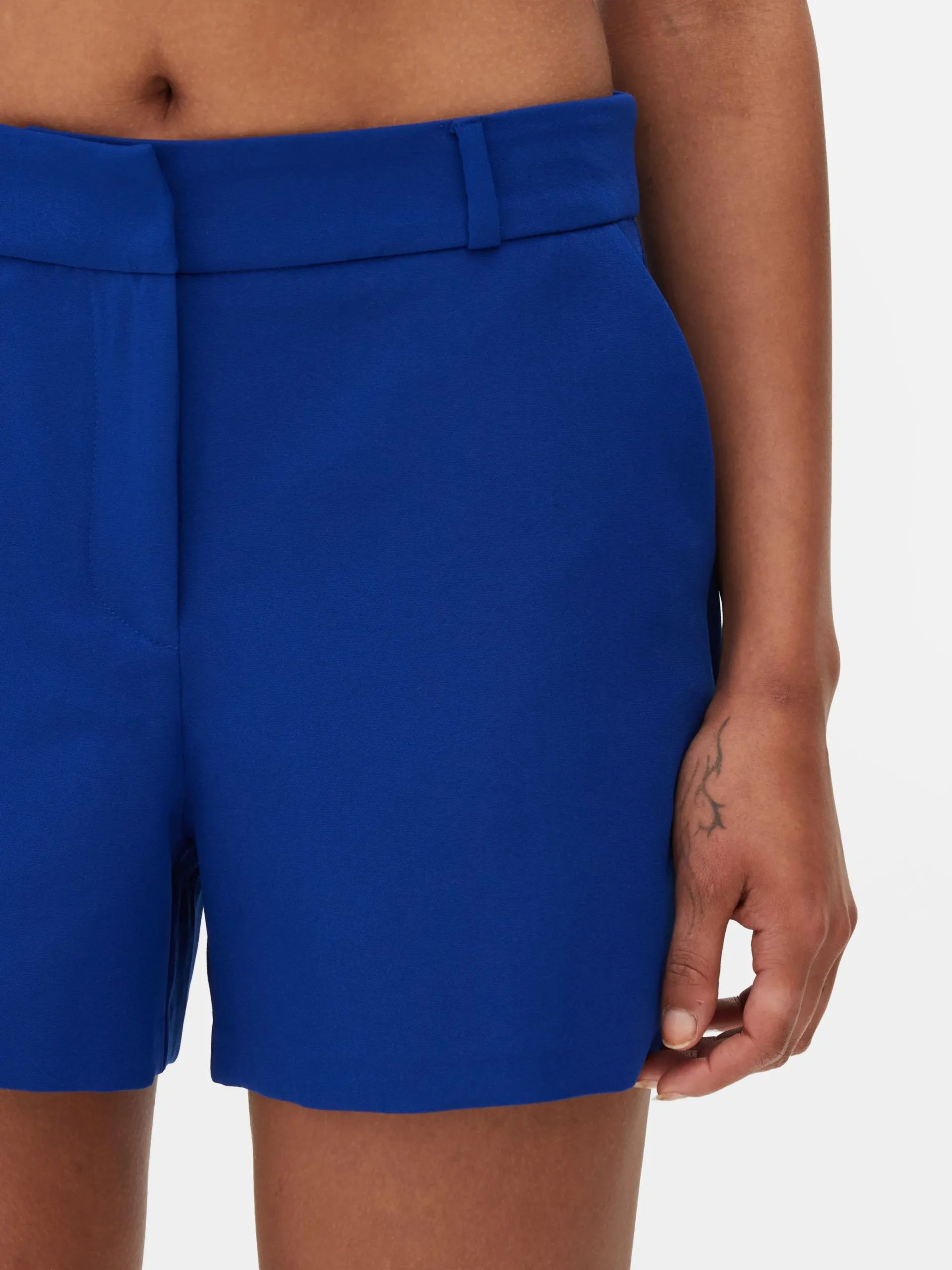 Shorts|Primark Short Droit Ajusté à Coordonner Bleu cobalt