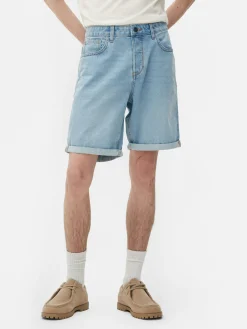 Shorts|Primark Short Droit En Jean Bleu clair
