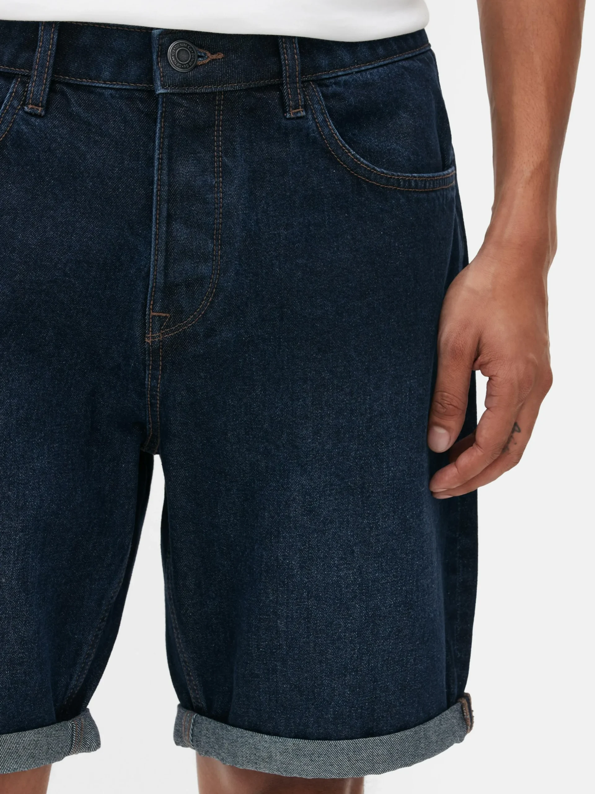 Shorts|Primark Short Droit En Jean Bleu foncé