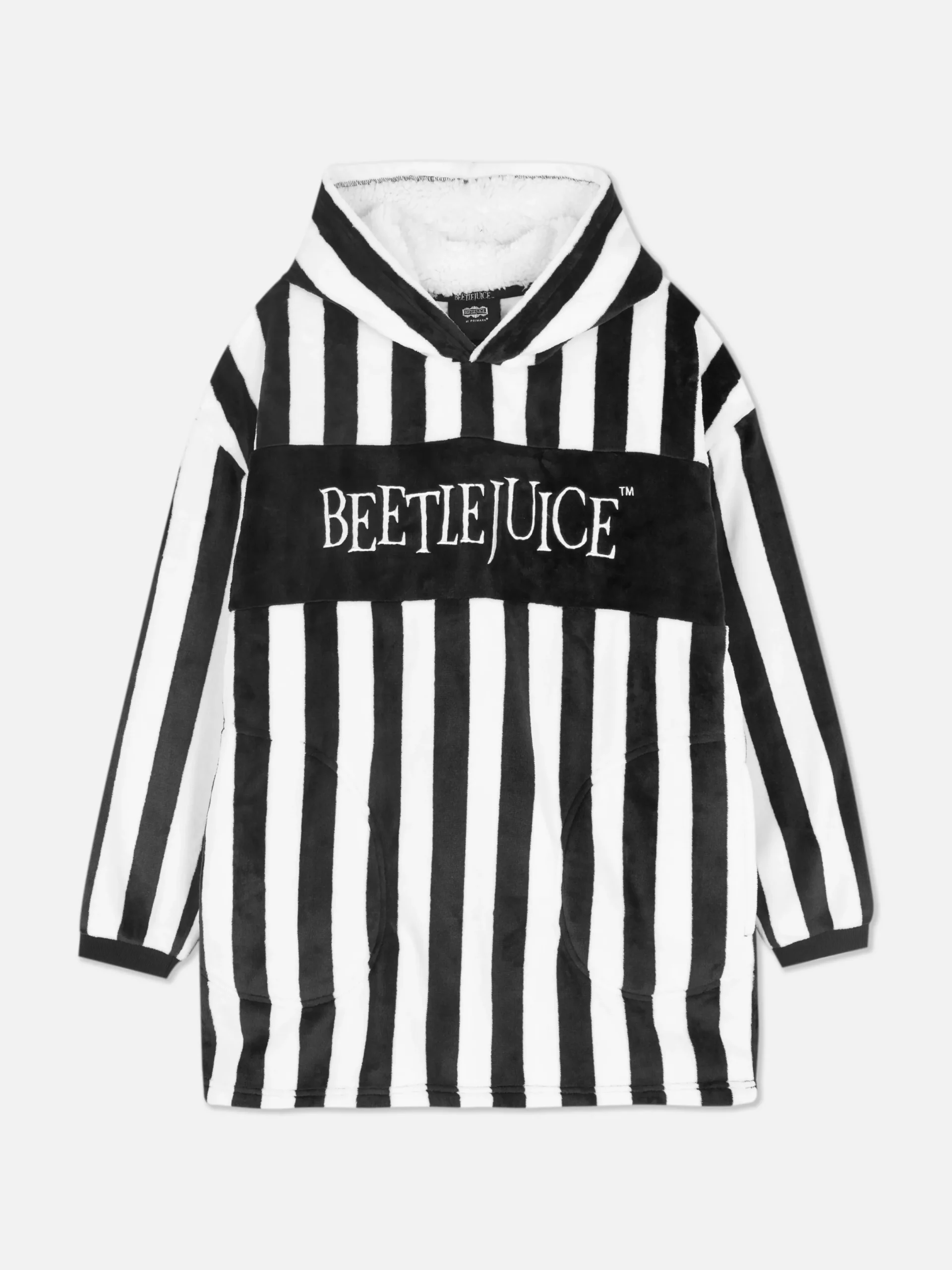Beetlejuice|Tout Halloween|Primark Snuddie à Rayures Beetlejuice Pour Femme Noir