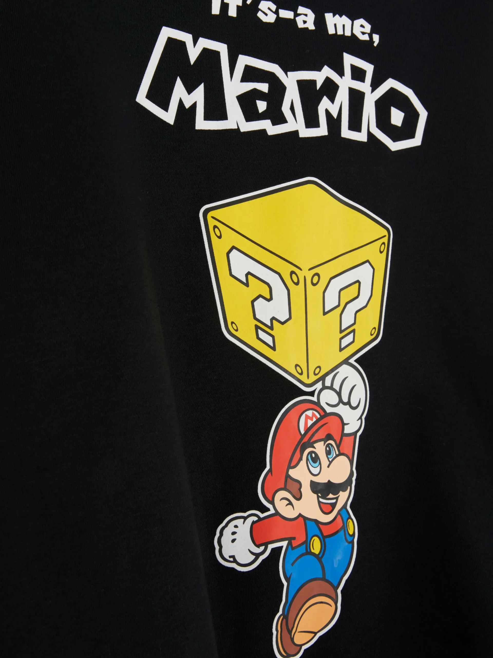 Sweats À Capuche Et Sweat-Shirts|Primark Sweat à Capuche à Motif Briques Super Mario Noir