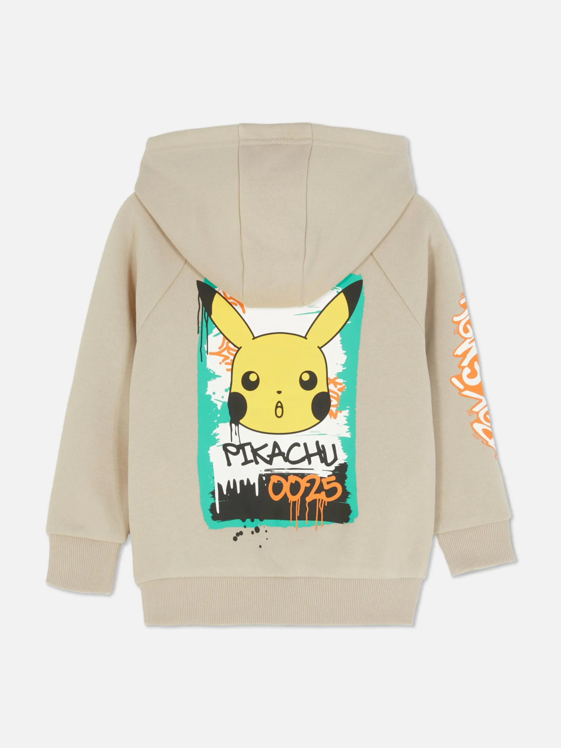 Sweats À Capuche Et Sweat-Shirts|Primark Sweat à Capuche à Motif Graffiti Pokémon Pikachu Grège