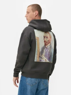 T-Shirts Et Sweat-Shirts À Motifs|Sweats À Capuche Et Sweat-Shirts|Primark Sweat à Capuche Autoportrait Vincent Van Gogh Anthracite