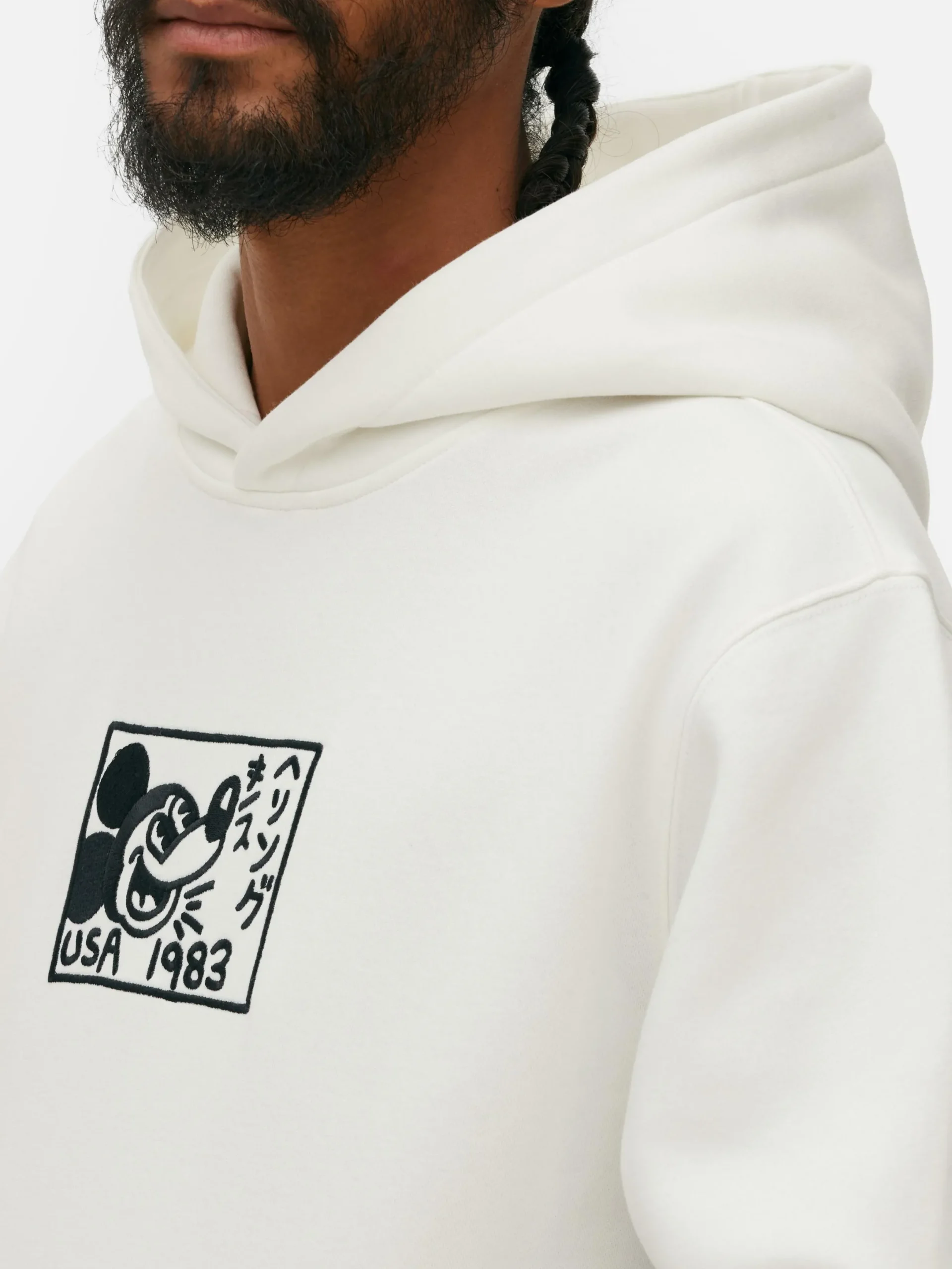 T-Shirts Et Sweat-Shirts À Motifs|Sweats À Capuche Et Sweat-Shirts|Primark Sweat à Capuche Disney Mickey Mouse X Keith Haring Écru