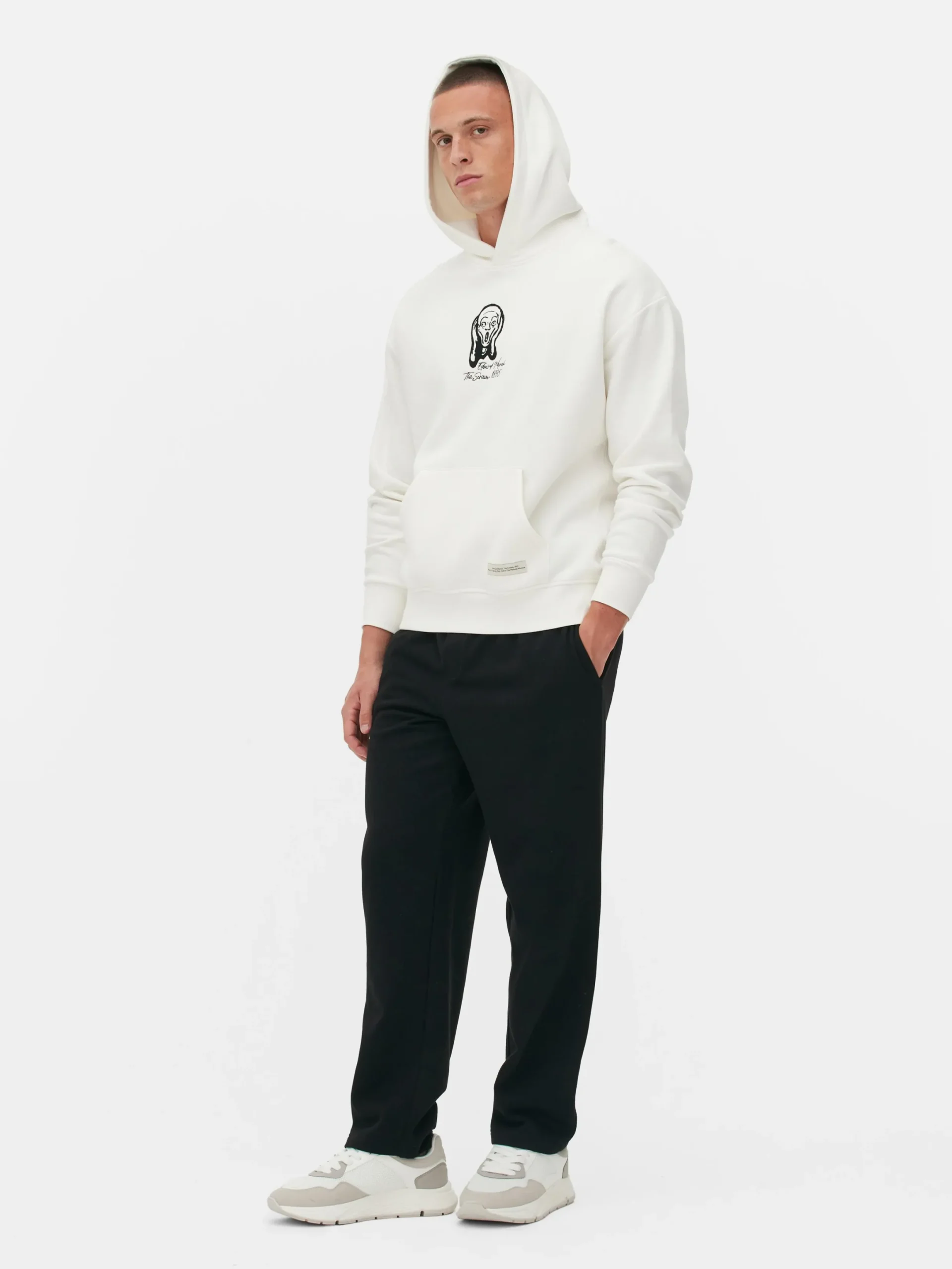 Tout Halloween|T-Shirts Et Sweat-Shirts À Motifs|Primark Sweat à Capuche Edvard Munch Le Cri Écru