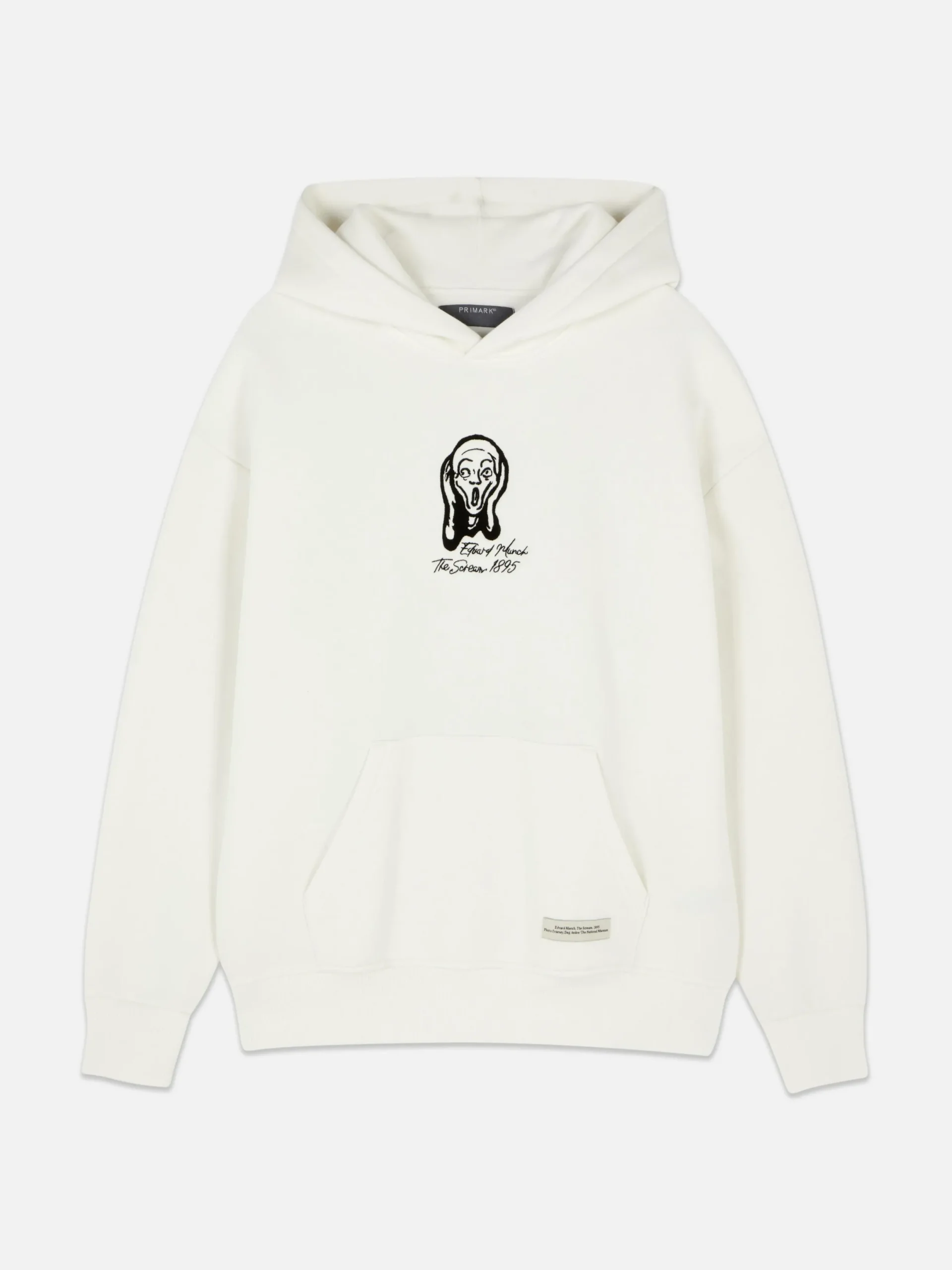 Tout Halloween|T-Shirts Et Sweat-Shirts À Motifs|Primark Sweat à Capuche Edvard Munch Le Cri Écru