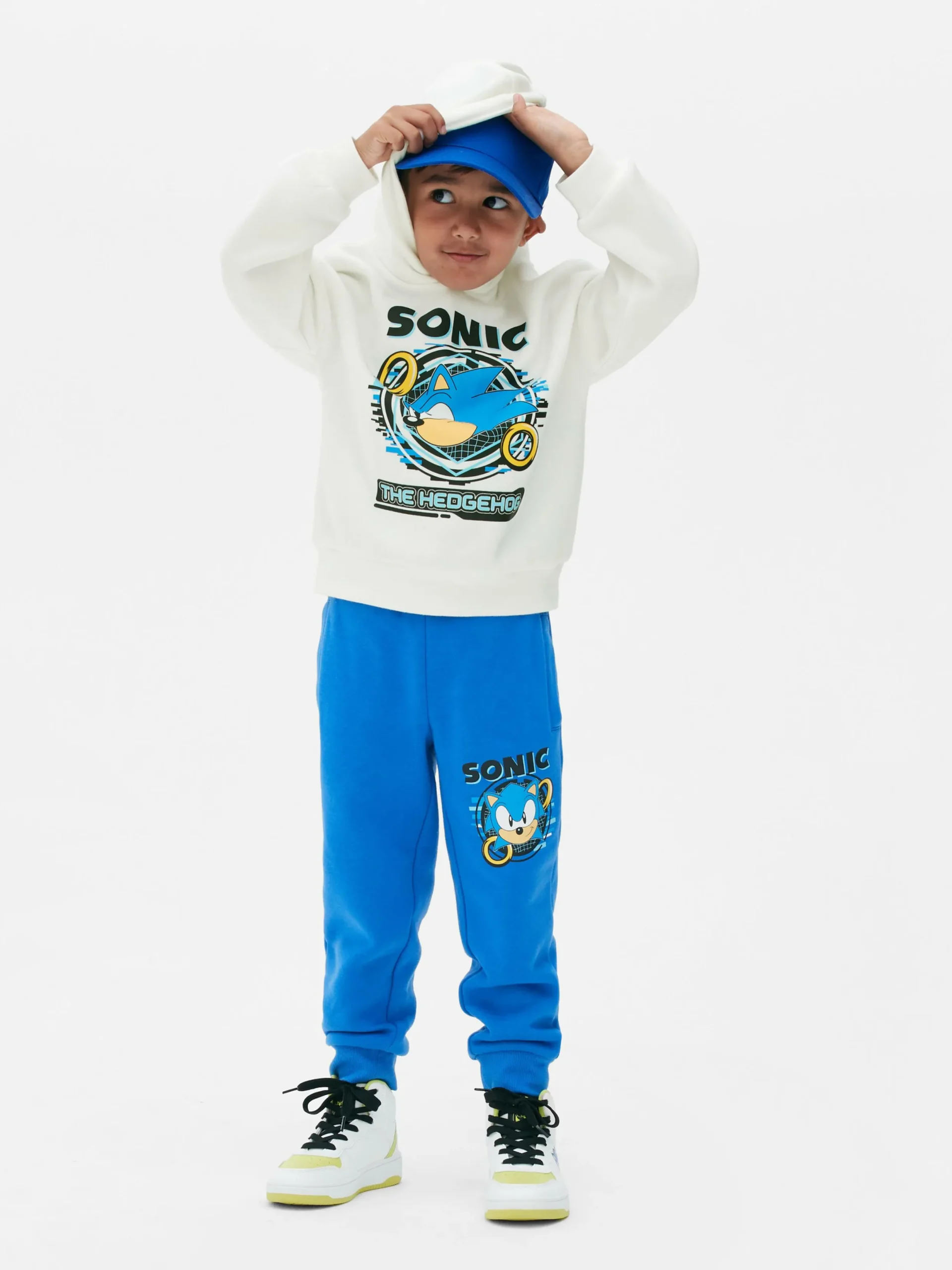 Sweats À Capuche Et Sweat-Shirts|Primark Sweat à Capuche Graphique Sonic Le Hérisson Écru