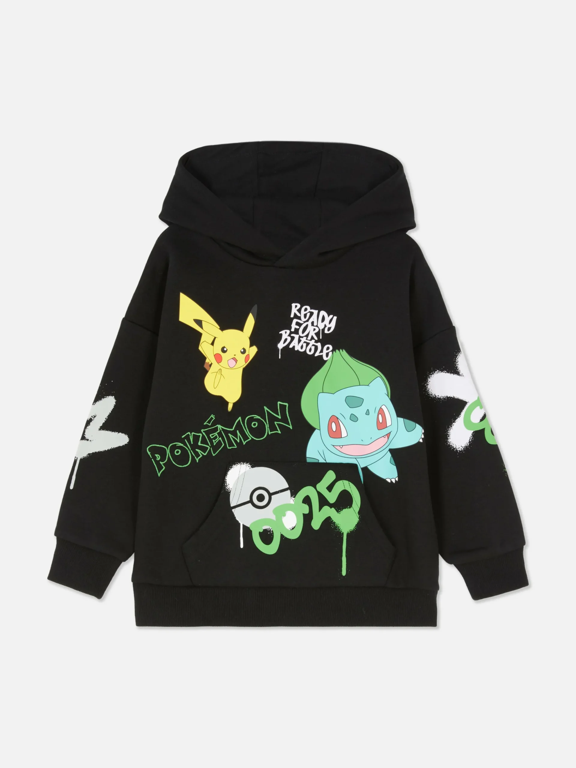 Sweats À Capuche Et Sweat-Shirts|Primark Sweat à Capuche Graphique Pokémon à Coordonner Noir