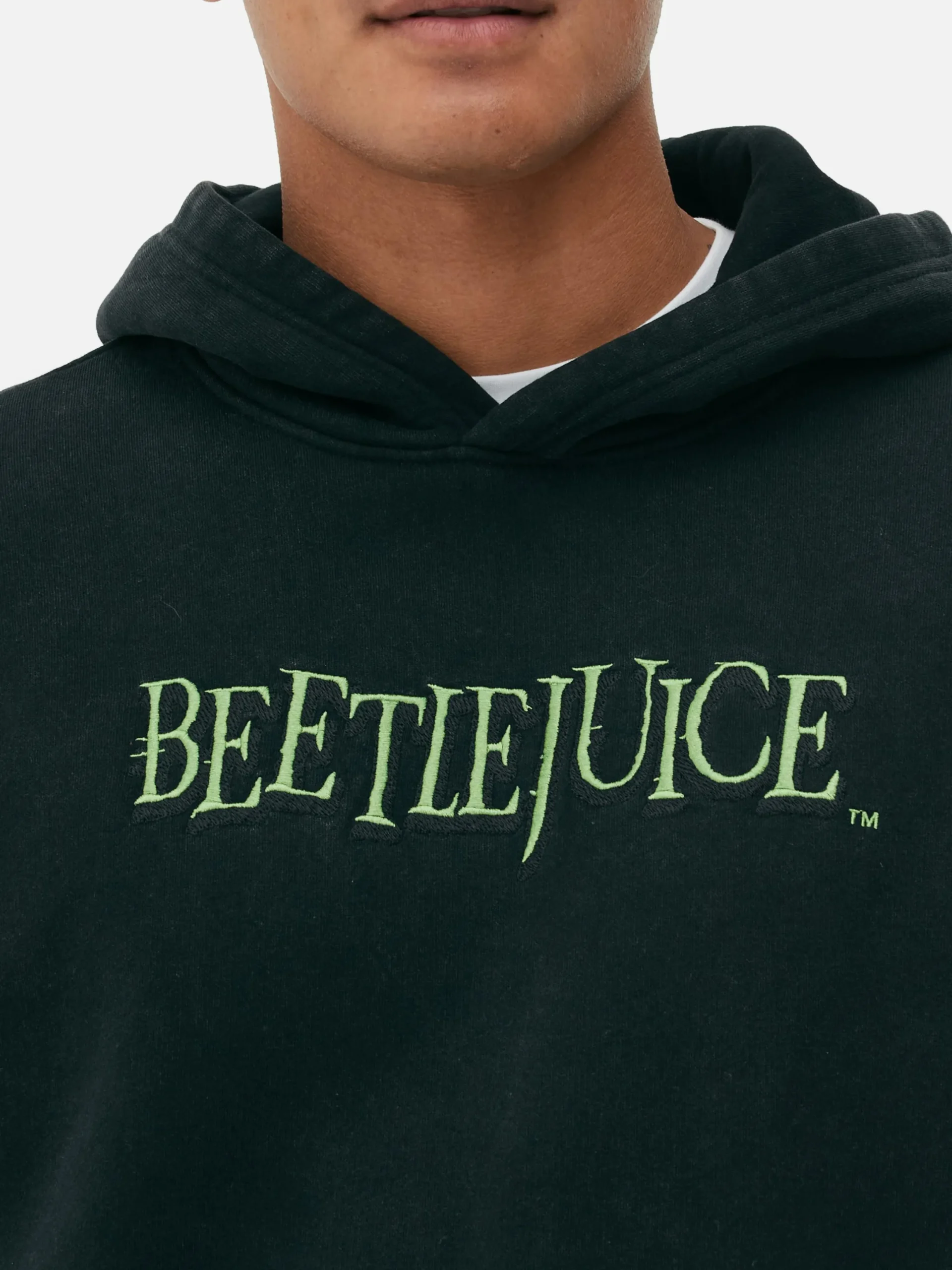 T-Shirts Et Sweat-Shirts À Motifs|Beetlejuice|Primark Sweat à Capuche Graphique Beetlejuice Anthracite
