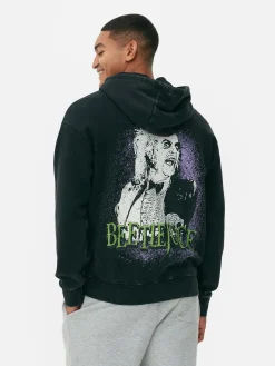 T-Shirts Et Sweat-Shirts À Motifs|Beetlejuice|Primark Sweat à Capuche Graphique Beetlejuice Anthracite