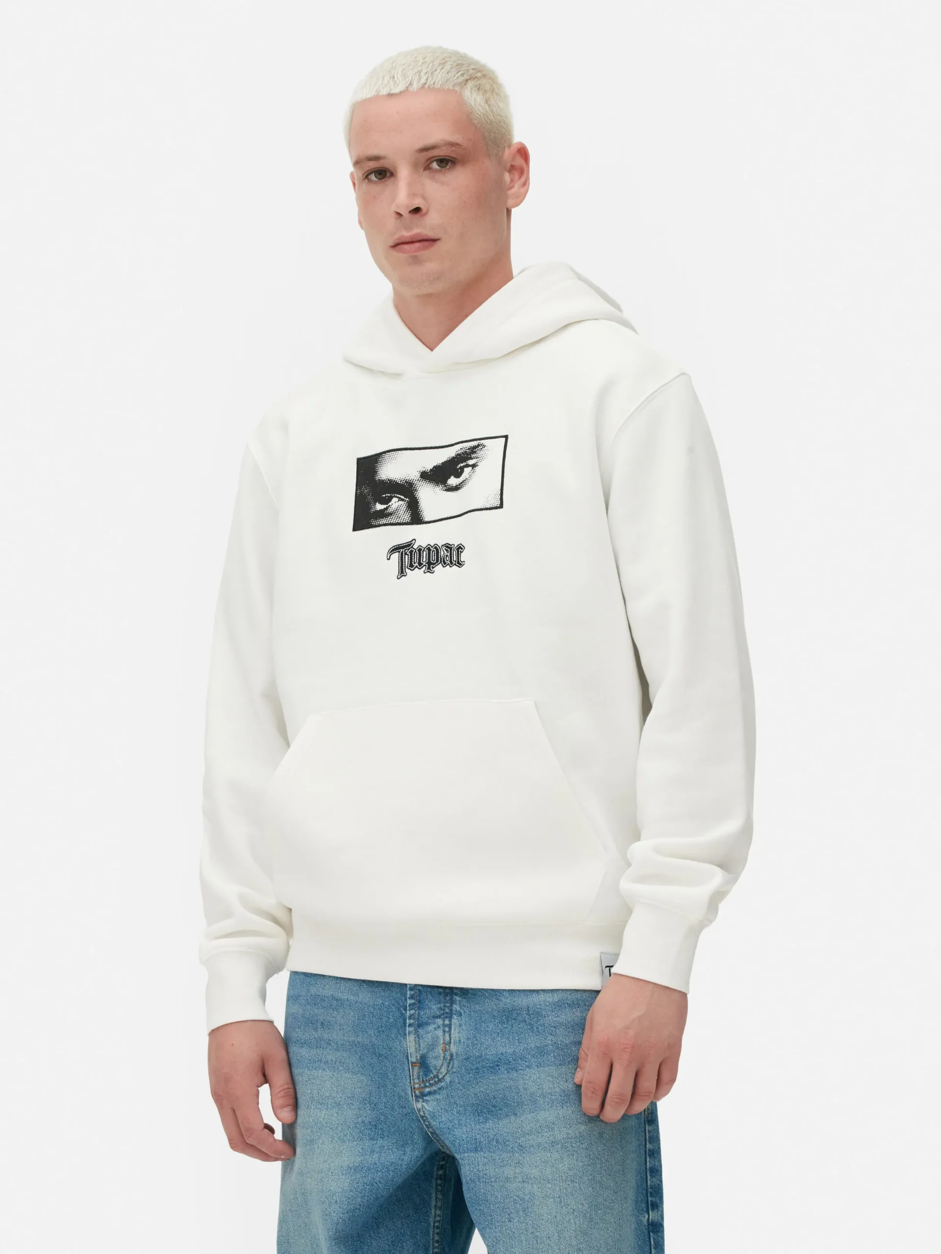T-Shirts Et Sweat-Shirts À Motifs|Sweats À Capuche Et Sweat-Shirts|Primark Sweat à Capuche Graphique Tupac Écru