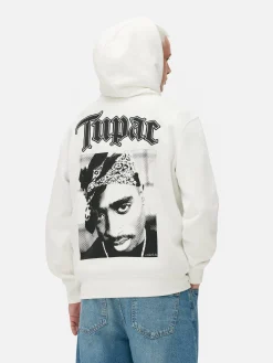 T-Shirts Et Sweat-Shirts À Motifs|Sweats À Capuche Et Sweat-Shirts|Primark Sweat à Capuche Graphique Tupac Écru