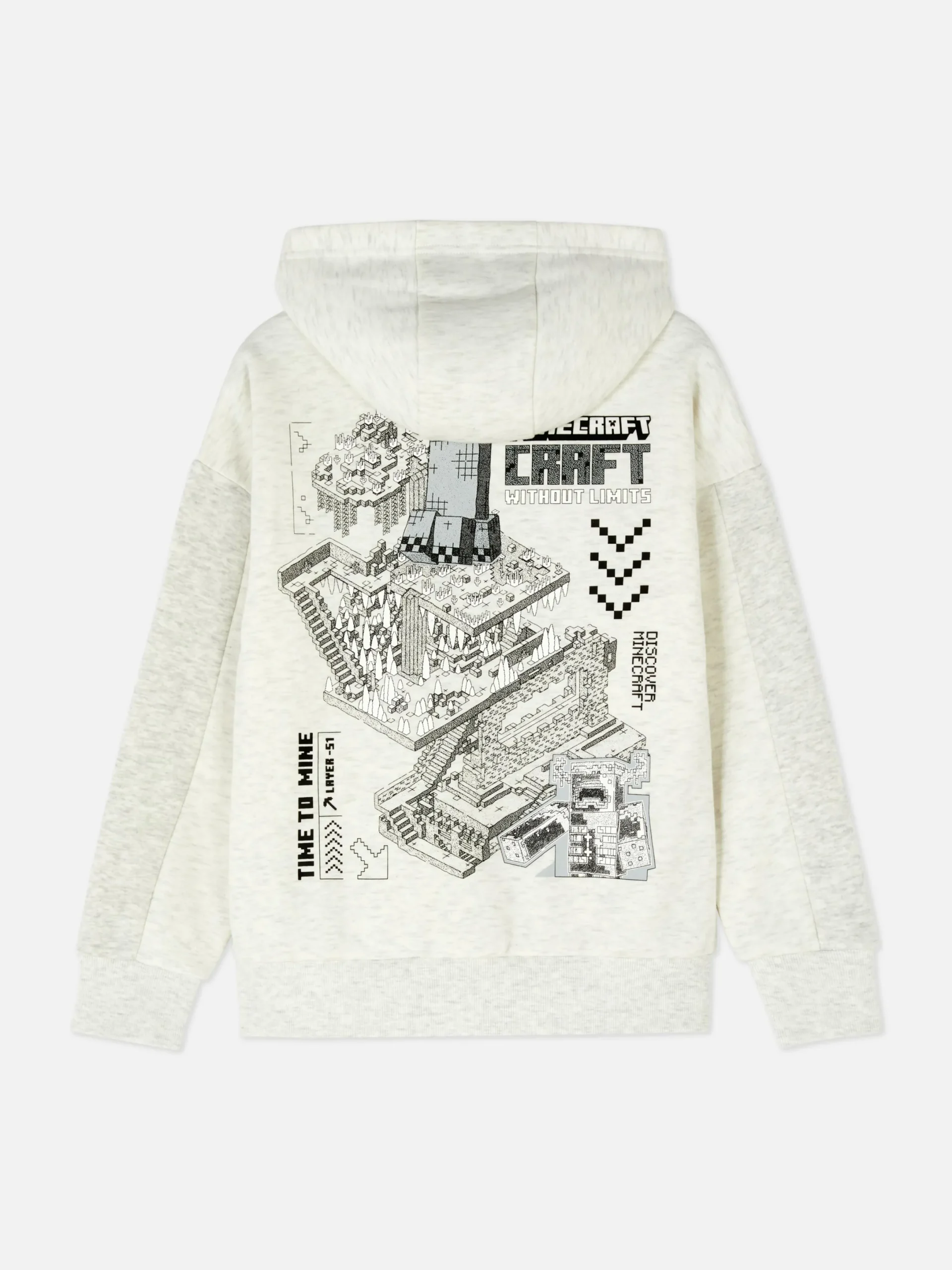 Sweats À Capuche Et Sweat-Shirts|Primark Sweat à Capuche Minecraft Creeper Grège