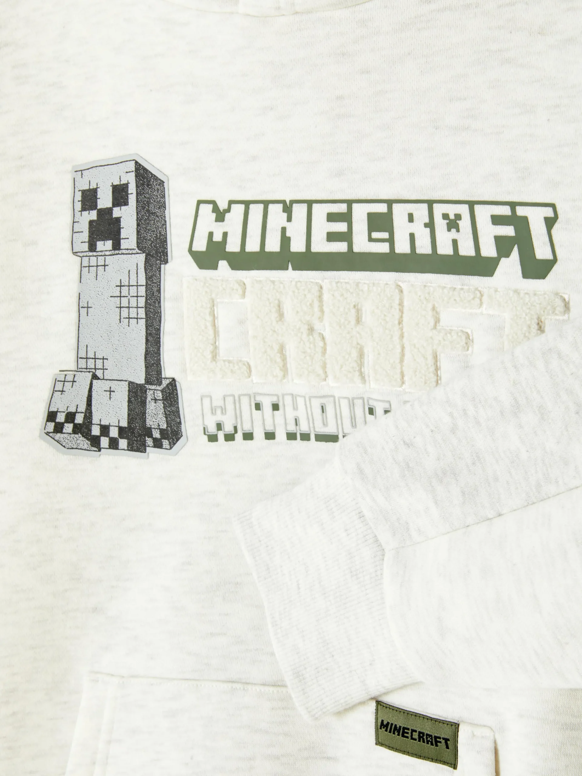 Sweats À Capuche Et Sweat-Shirts|Primark Sweat à Capuche Minecraft Creeper Grège