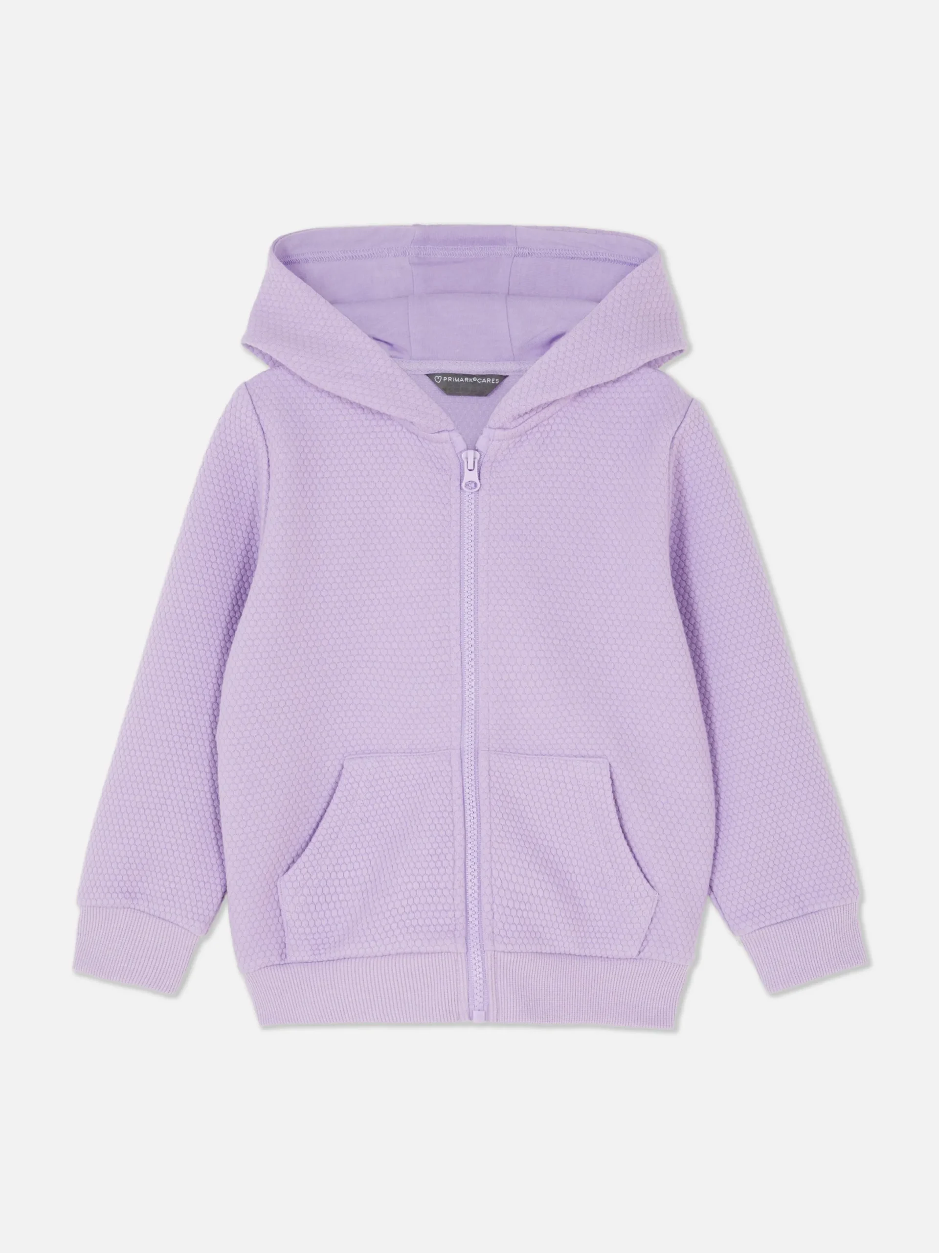 Sweats À Capuche Et Sweat-Shirts|Primark Sweat Texturé à Capuche Zippé Lilas