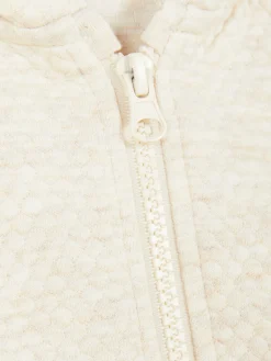 Sweats À Capuche Et Sweat-Shirts|Primark Sweat Texturé à Capuche Zippé Écru