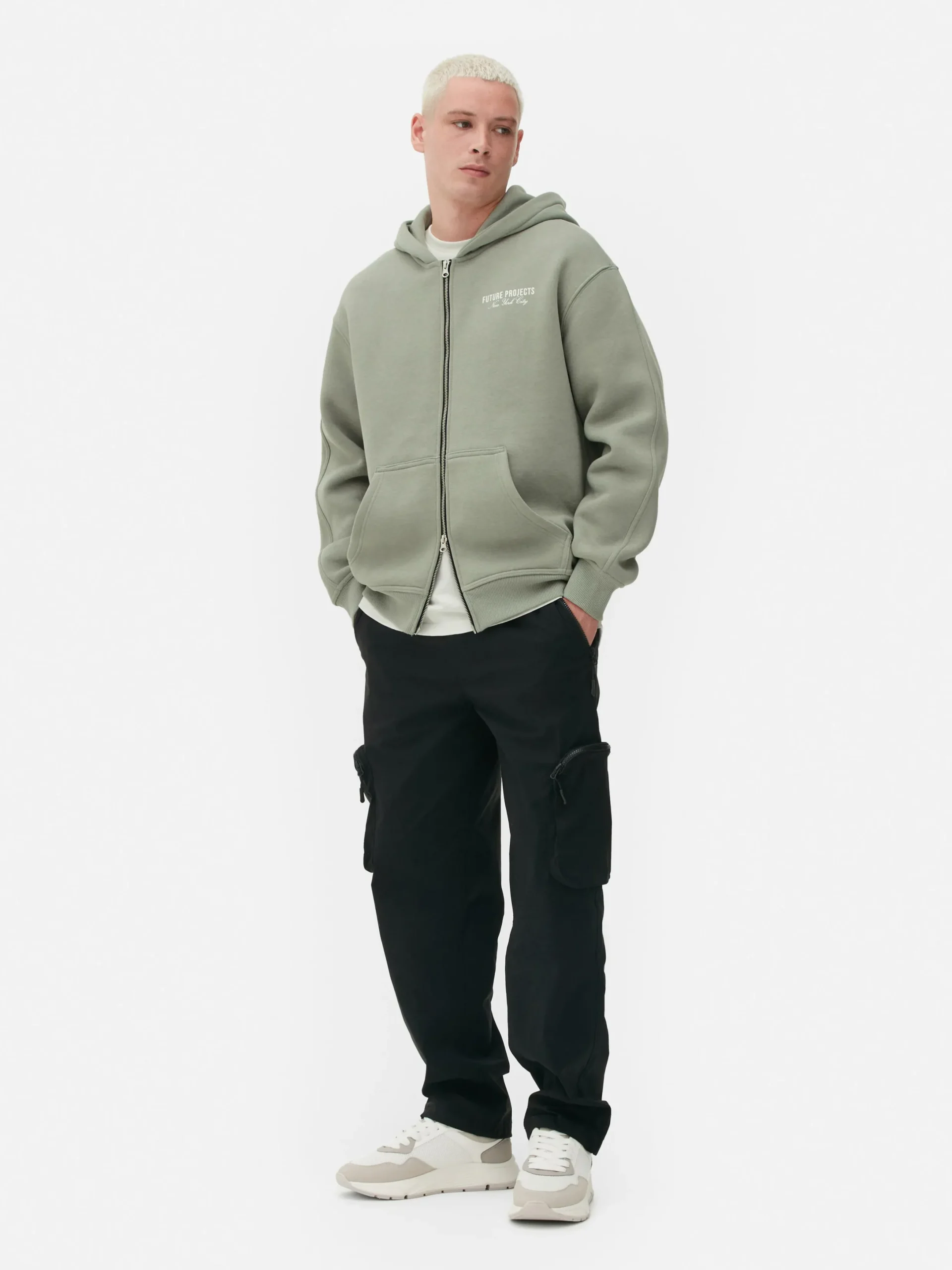 Sweats À Capuche Et Sweat-Shirts|Primark Sweat Zippé à Capuche Future Projects Vert clair