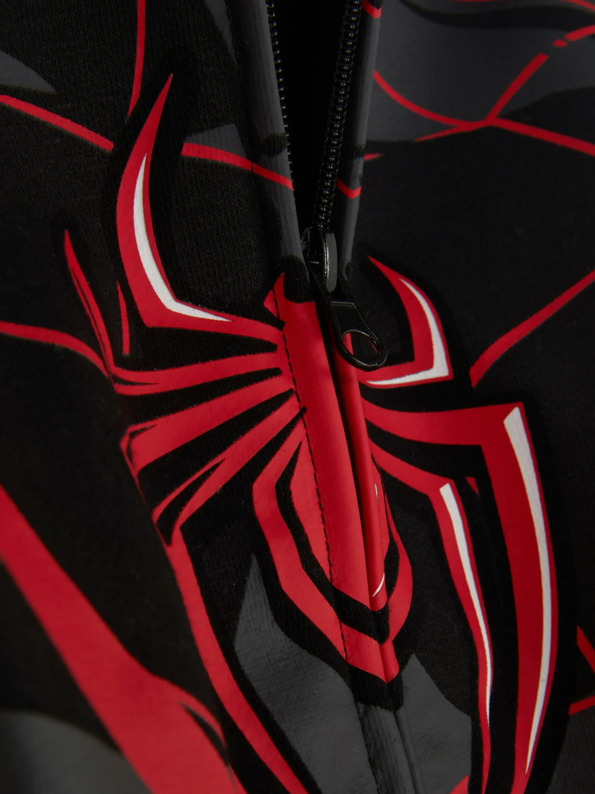Déguisements Halloween Pour Enfants|Tout Halloween|Primark Sweat Zippé à Capuche Marvel Spider-Man Miles Morales Noir