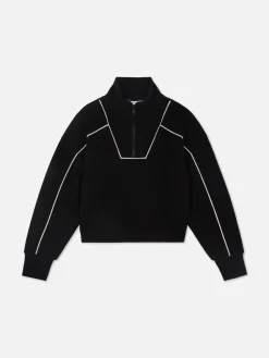 Sweats À Capuche Et Sweat-Shirts|Primark Sweat-shirt à Col Cheminée à Coordonner Noir