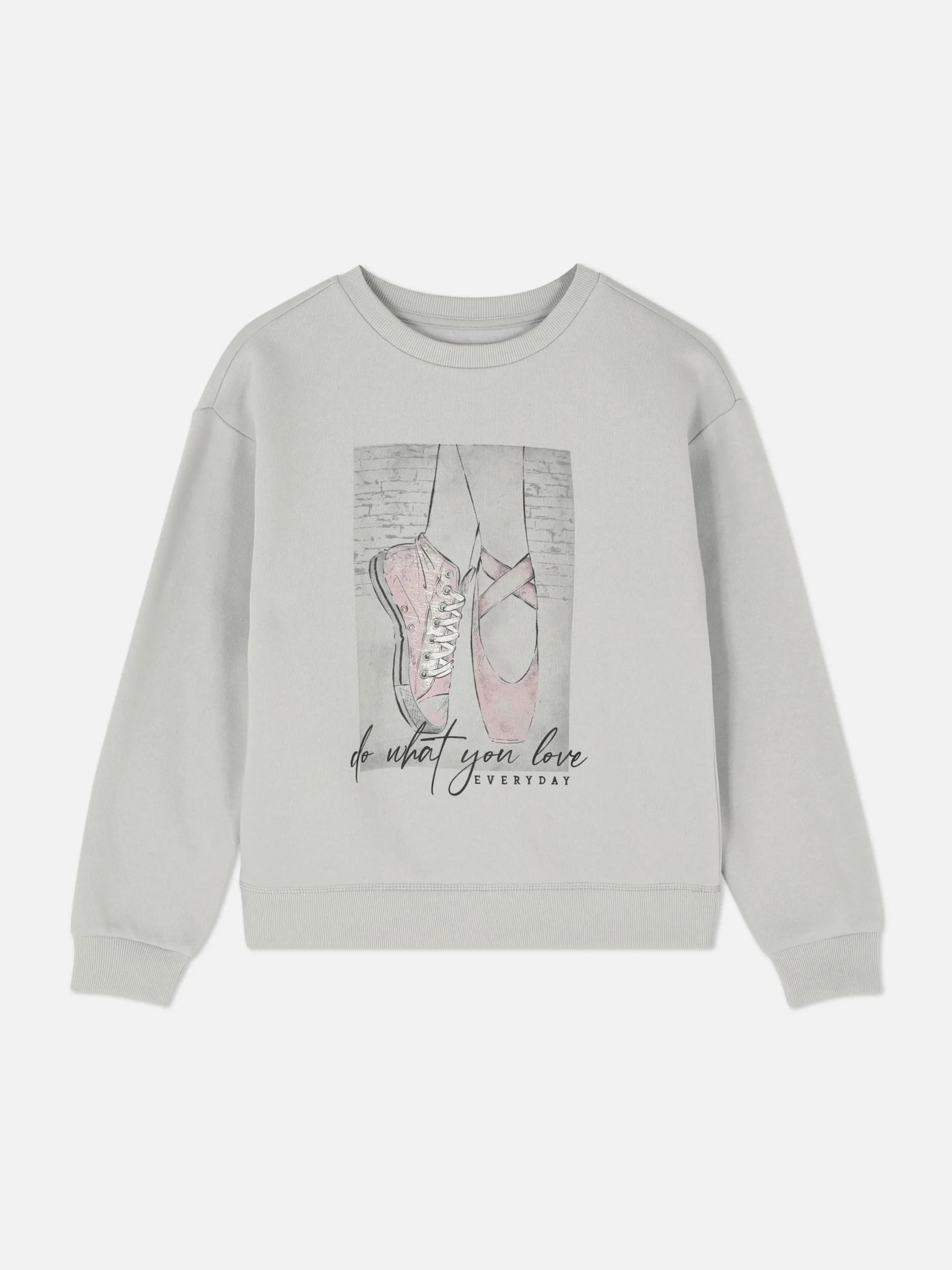 Sweats À Capuche Et Sweat-Shirts|Primark Sweat-shirt à Col Ras-du-cou Gris