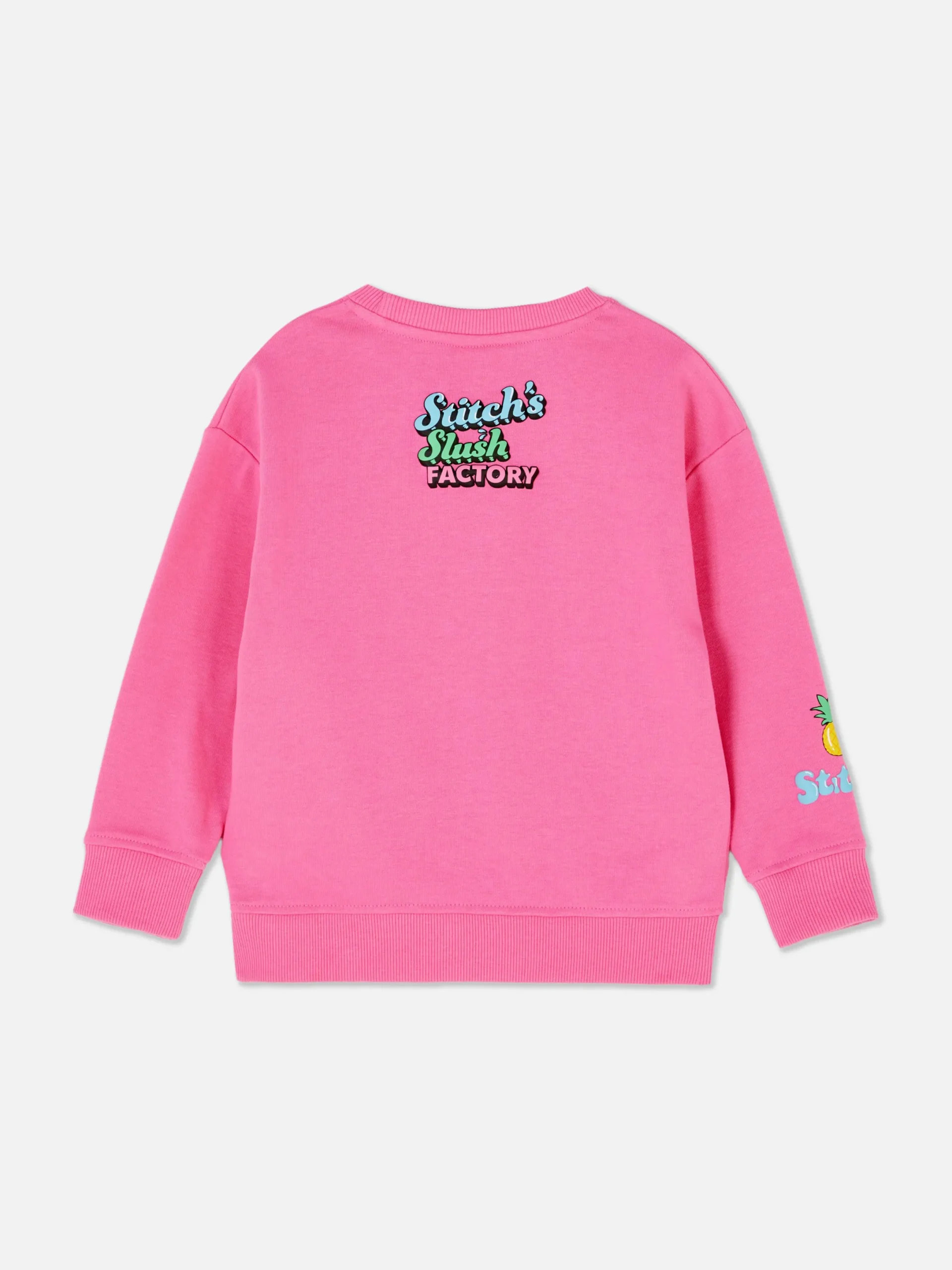 Sweats À Capuche Et Sweat-Shirts|Primark Sweat-shirt à Col Ras-du-cou Disney Lilo & Stitch Slushy Rose