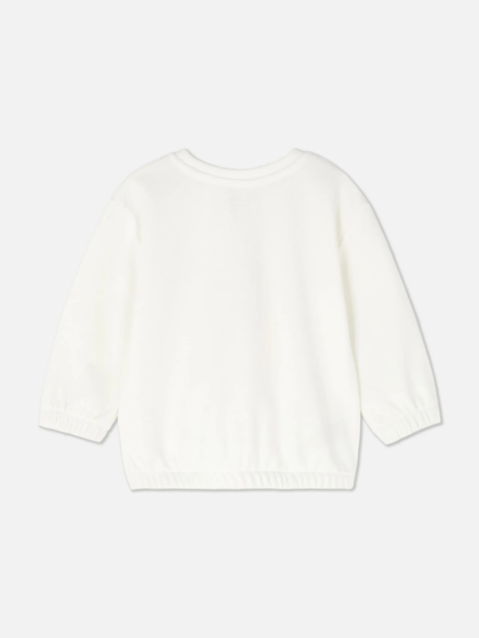 Pulls Et Gilets|Primark Sweat-shirt à Col Ras-du-cou à Coordonner Blanc