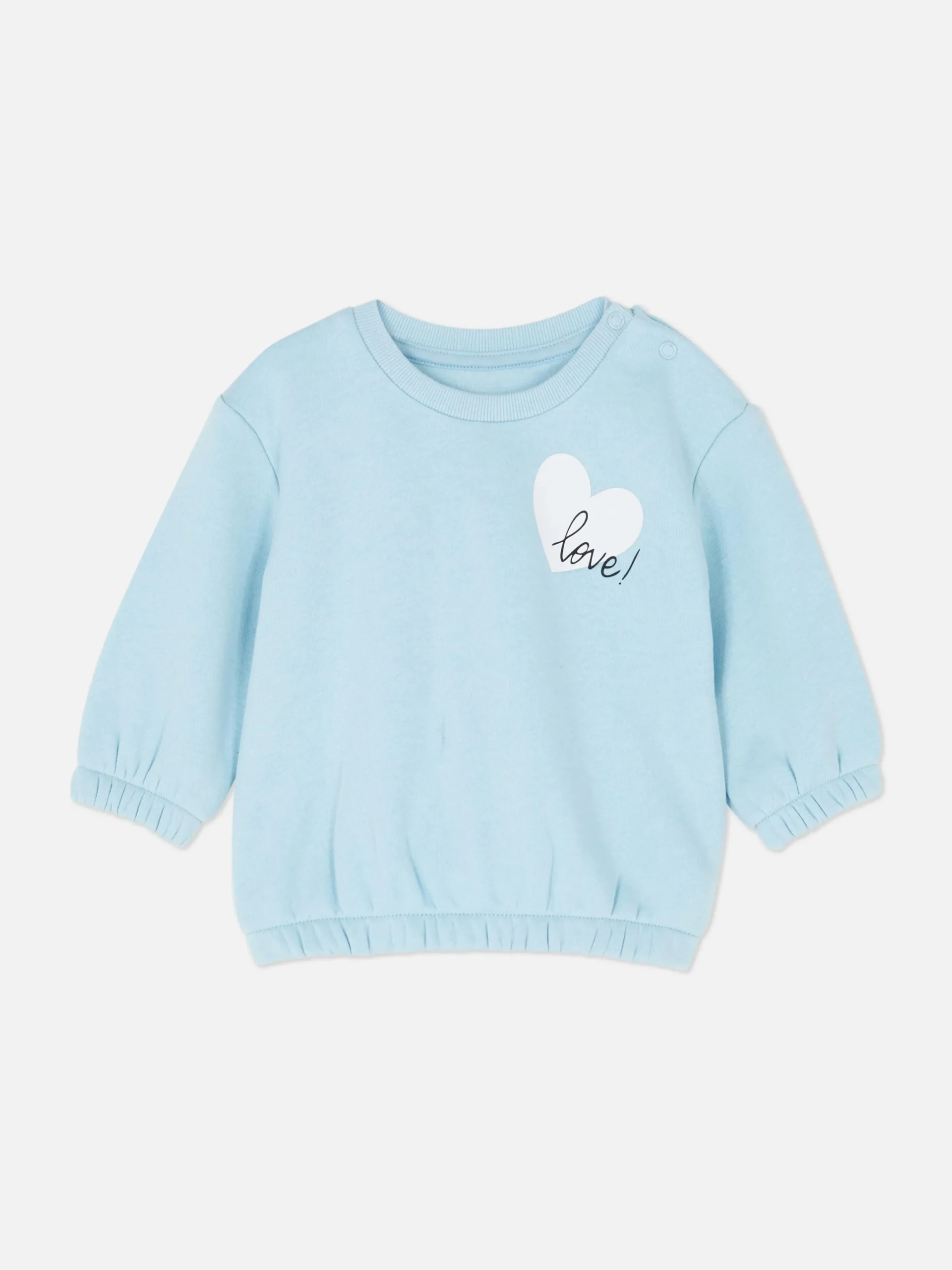 Pulls Et Gilets|Primark Sweat-shirt à Col Ras-du-cou à Coordonner Bleu clair