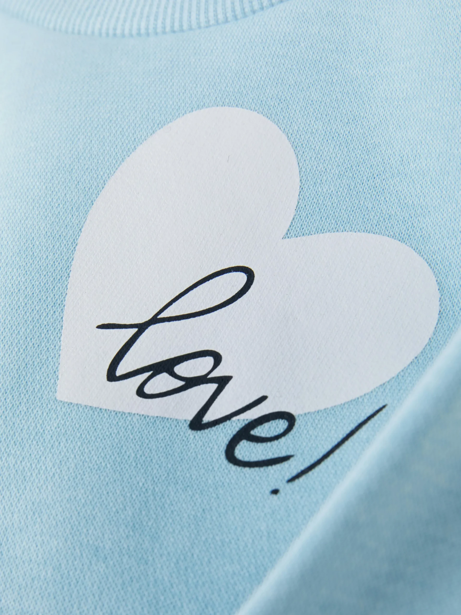 Pulls Et Gilets|Primark Sweat-shirt à Col Ras-du-cou à Coordonner Bleu clair