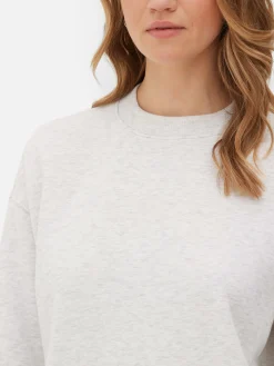 Sweats À Capuche Et Sweat-Shirts|Primark Sweat-shirt à Col Ras-du-cou Classique Gris chiné