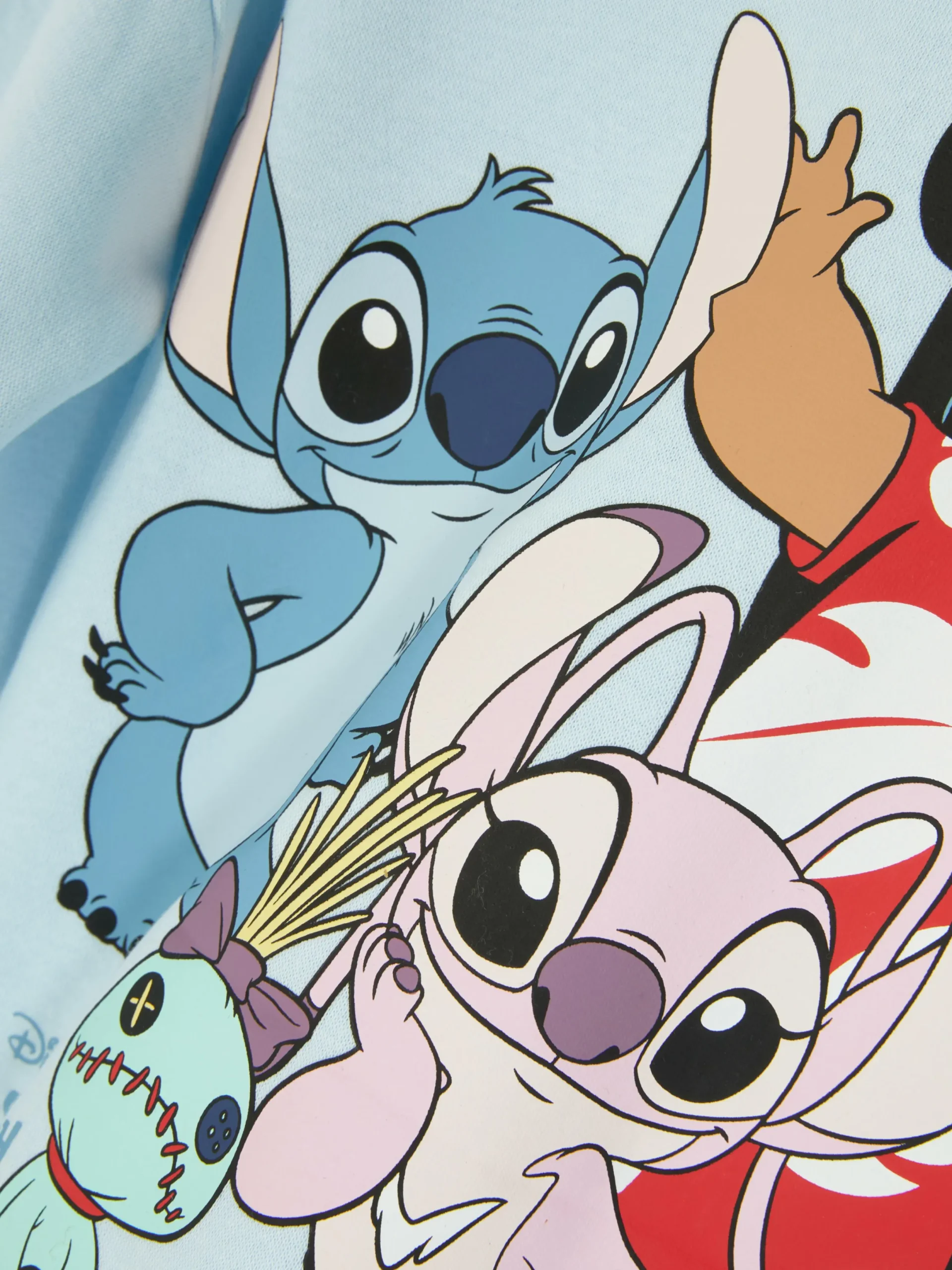 Sweats À Capuche Et Sweat-Shirts|Primark Sweat-shirt à Col Ras-du-cou Disney Lilo & Stitch Bleu clair