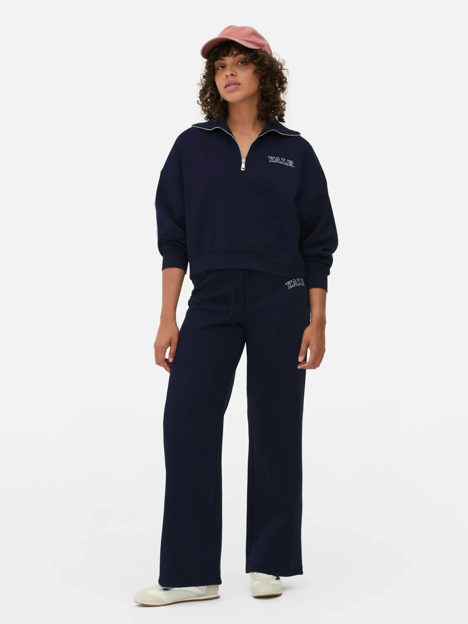 Sweats À Capuche Et Sweat-Shirts|Primark Sweat-shirt à Col Zippé à Coordonner Yale Bleu marine