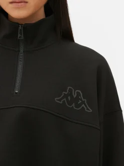 Vêtements De Sport|Primark Sweat-shirt à Col Zippé Kappa X Noir