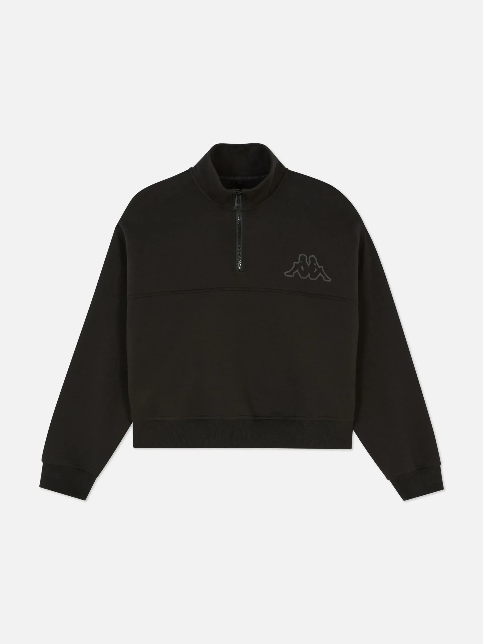 Vêtements De Sport|Primark Sweat-shirt à Col Zippé Kappa X Noir