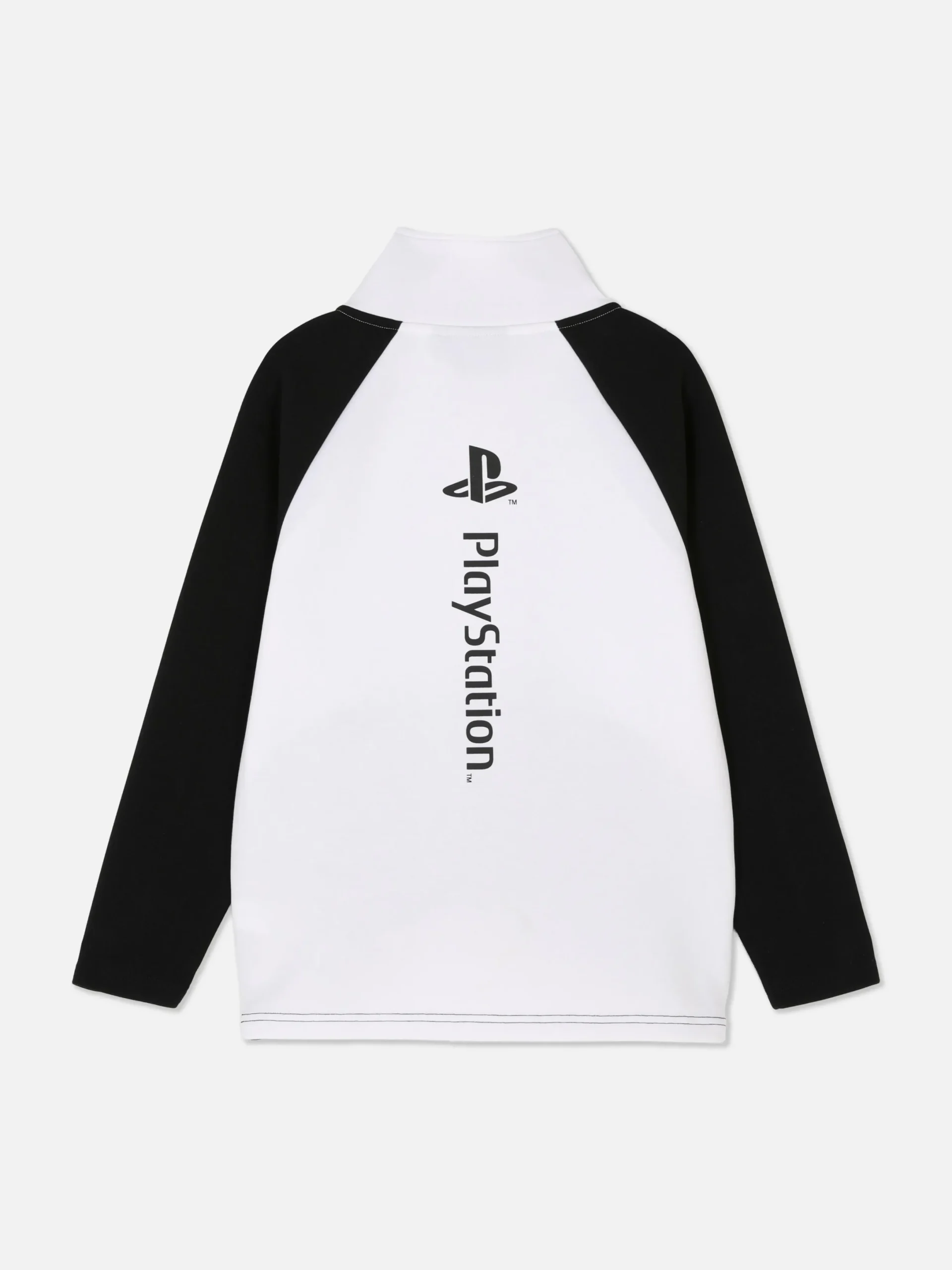 Sweats À Capuche Et Sweat-Shirts|Primark Sweat-shirt à Col Zippé PlayStation Noir/Blanc