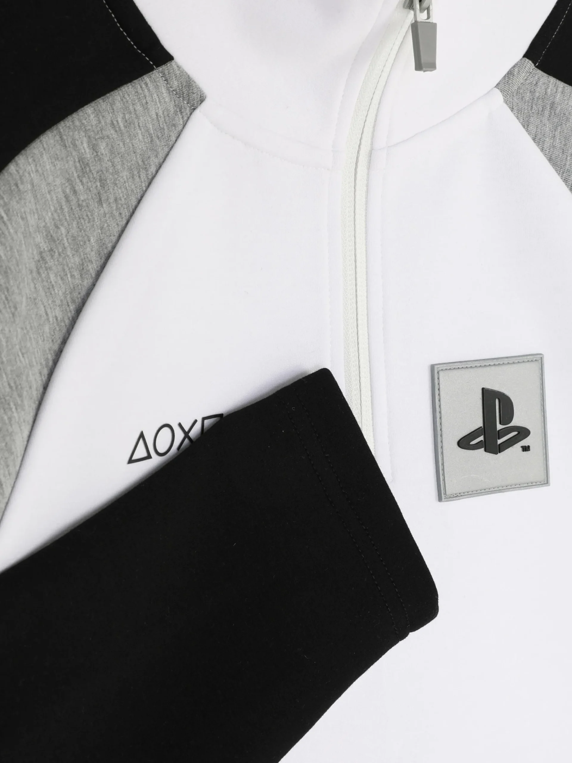 Sweats À Capuche Et Sweat-Shirts|Primark Sweat-shirt à Col Zippé PlayStation Noir/Blanc