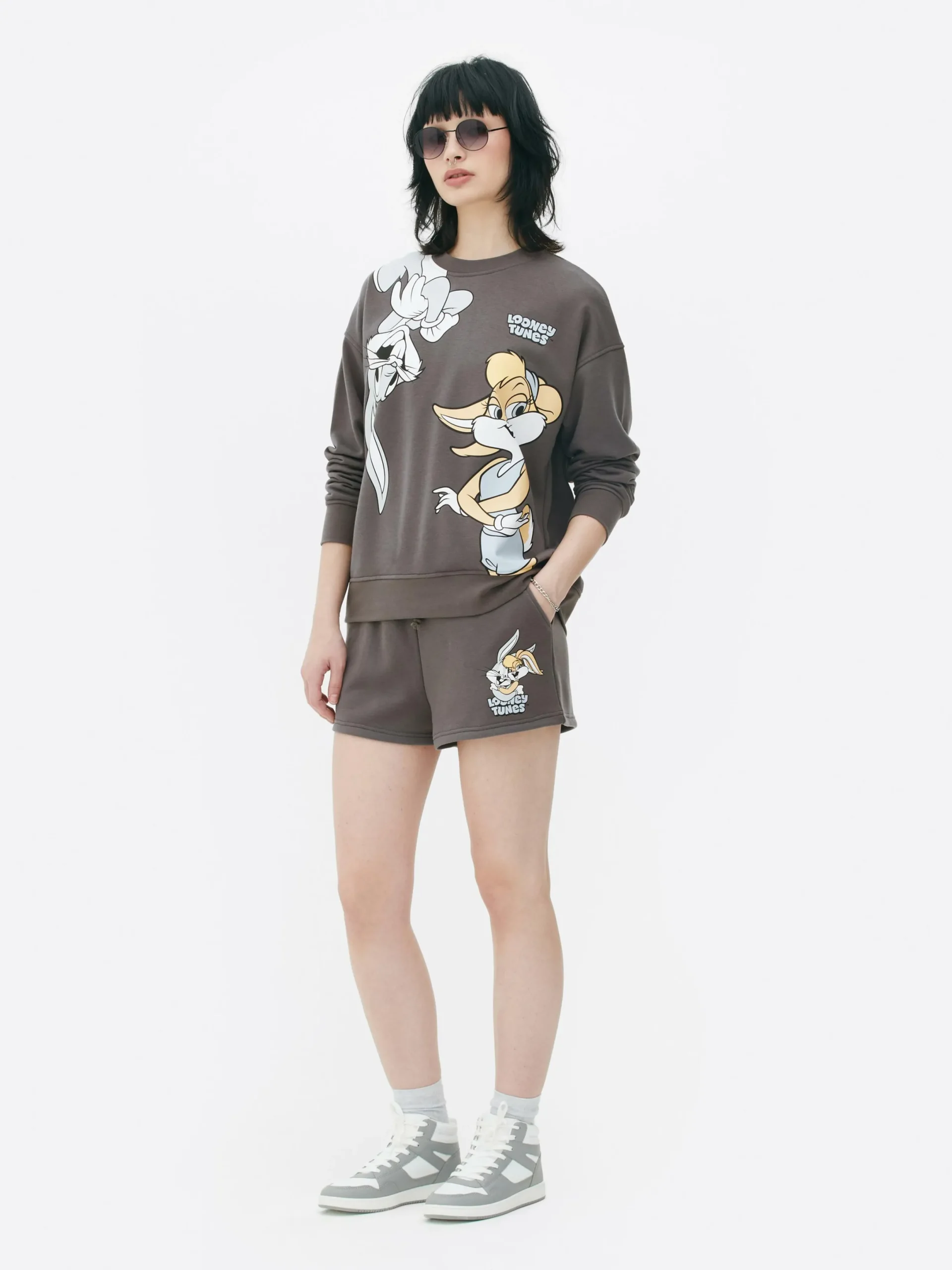 Sweats À Capuche Et Sweat-Shirts|Primark Sweat-shirt à Coordonner Looney Tunes Bugs Bunny Anthracite