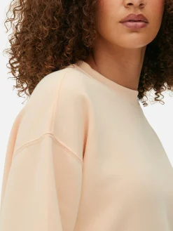 Sweats À Capuche Et Sweat-Shirts|Primark Sweat-shirt Col Ras-du-cou Essential Pêche